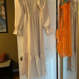 Elegant Cream Kids Dress